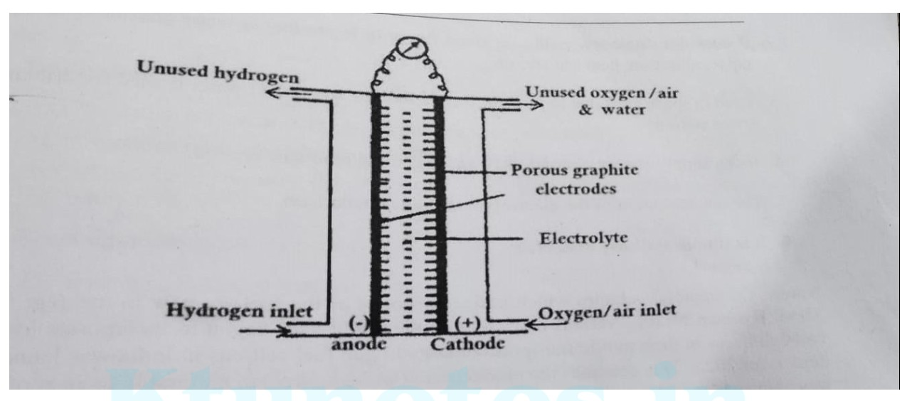 Diagram of a Hydrogen-Oxygen Fuel Cell
