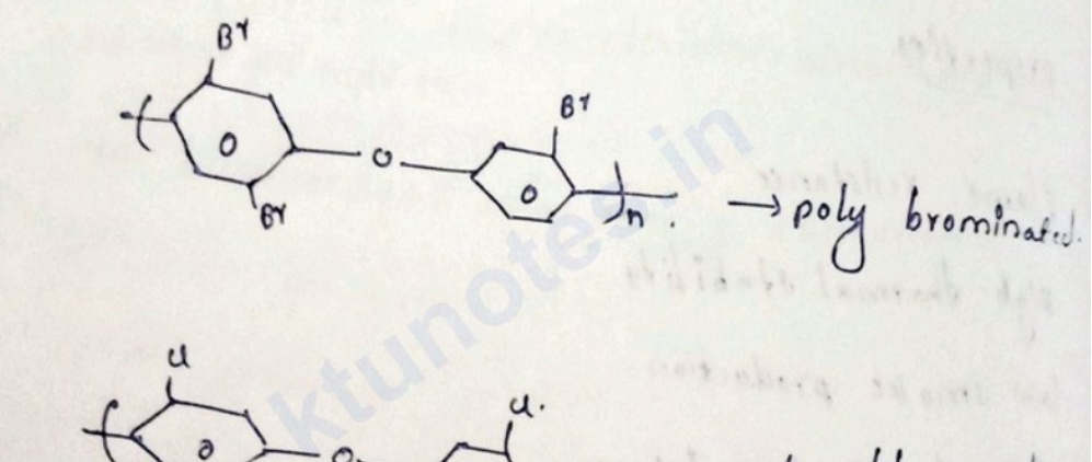 Chemical structure of poly brominated diphenyl ether