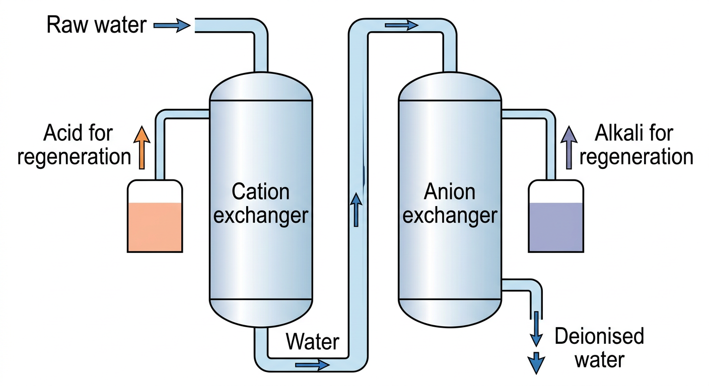 Diagram of the Ion Exchange Process