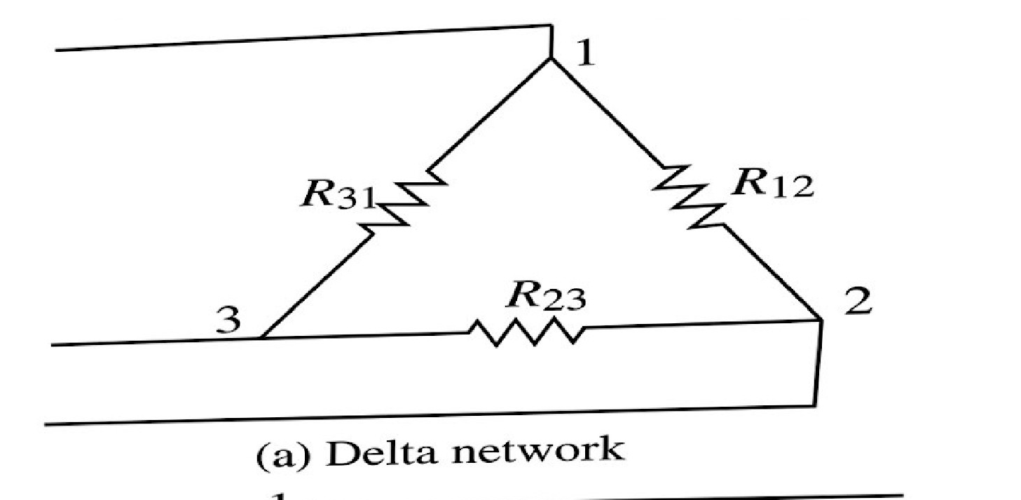 Delta network circuit diagram